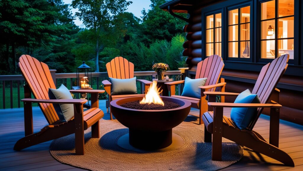 Adirondack Chair Fire Pit