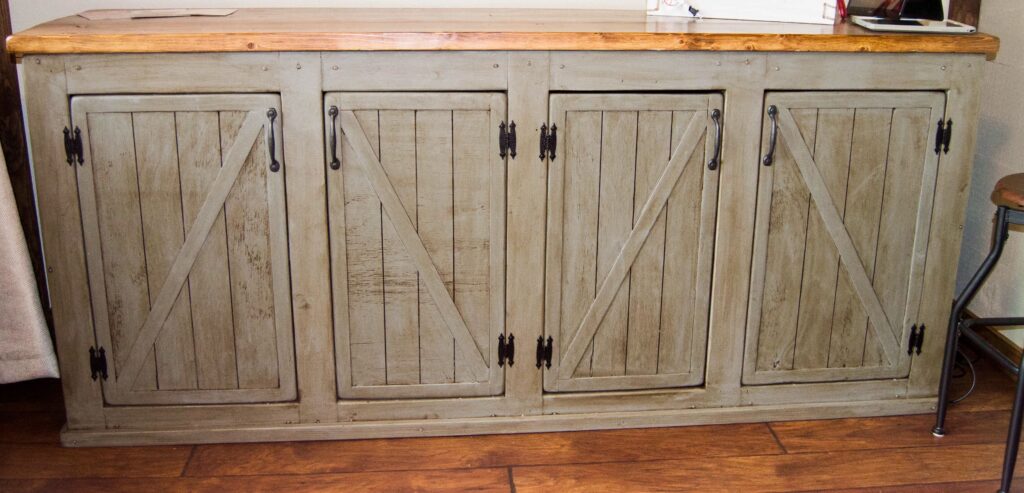 Barn Door Cabinet