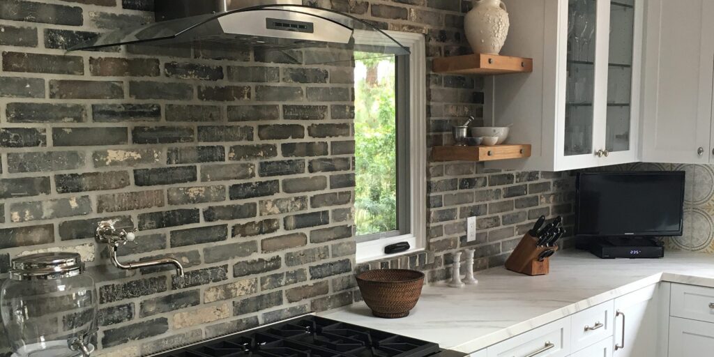 Brick Backsplash