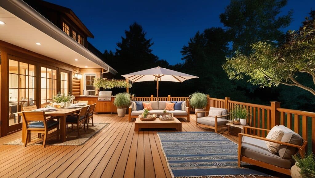 Cozy Spacious Deck