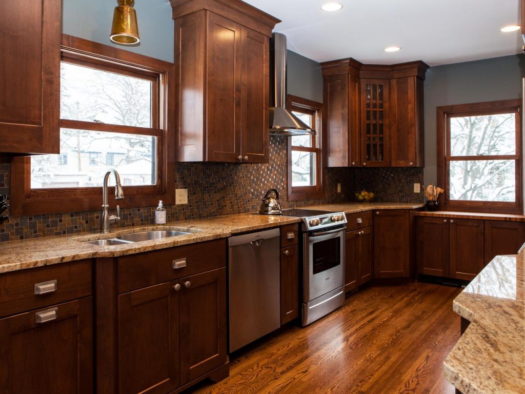 Dark Wood Cabinetry