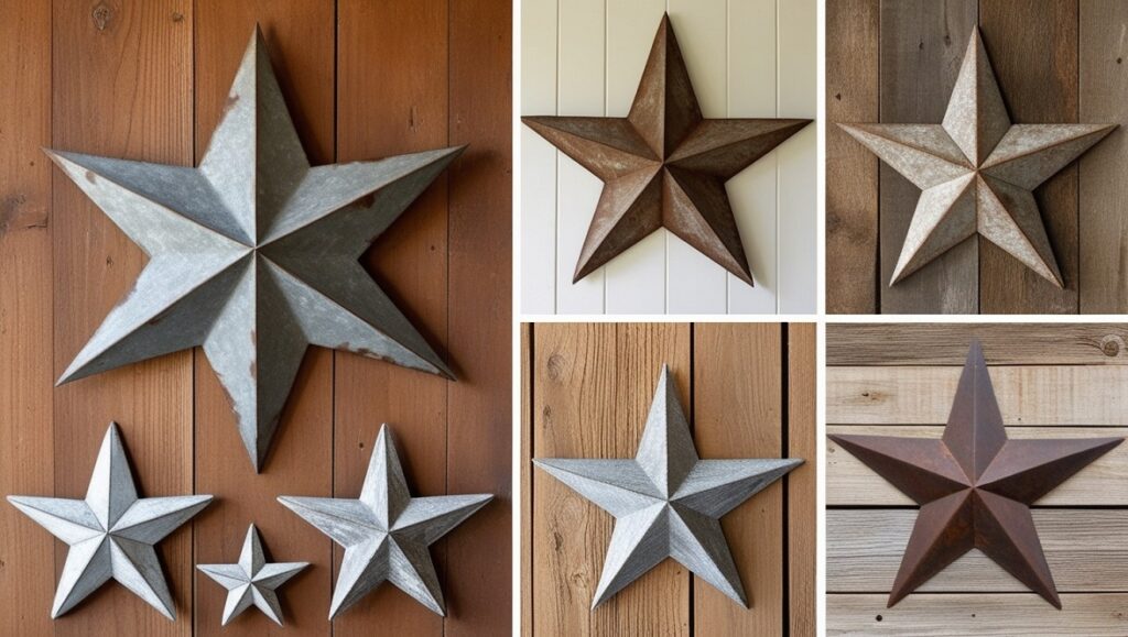 Barn Stars and Weathered Metal
