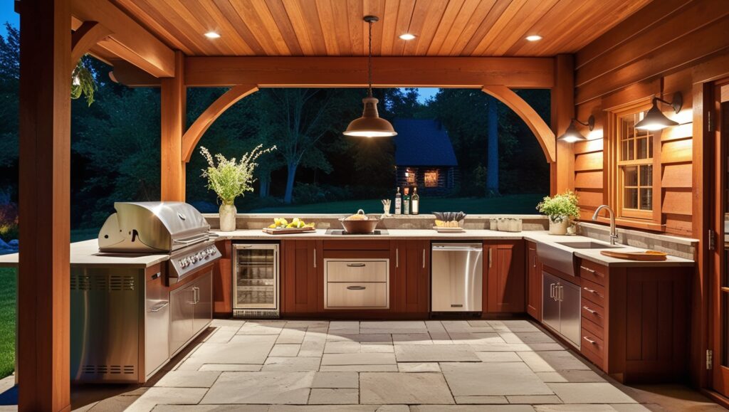 Rustic Outdoor Kitchen