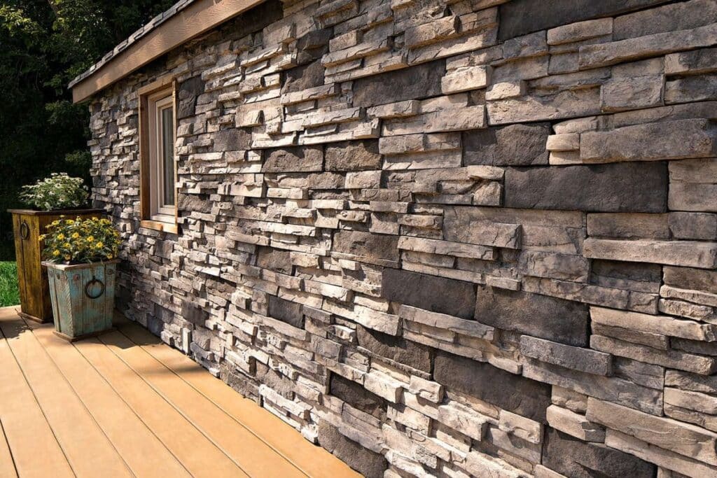 Stone Veneer Accent Wall