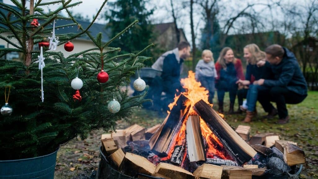 Christmas Tree Bonfire