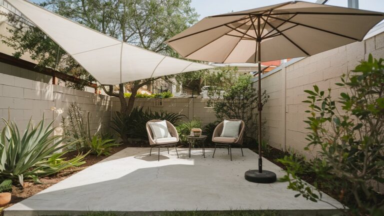 22 Inspiring Small Backyard Concrete Patio Ideas on a Budget - Home Fabo