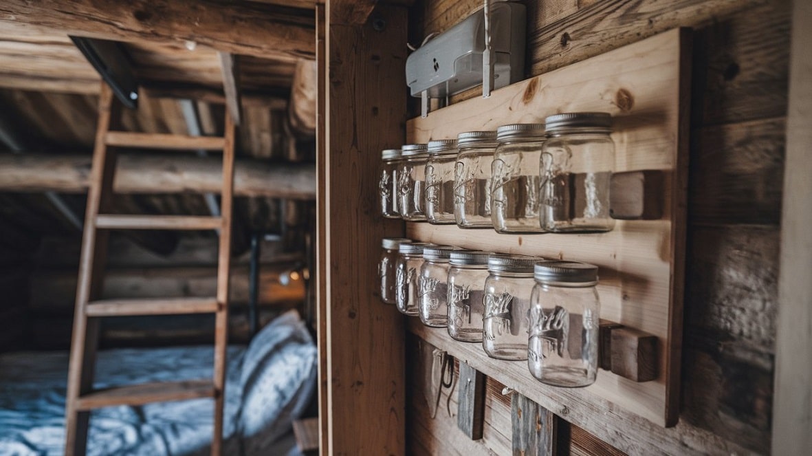 DIY Mason Jar Organizers