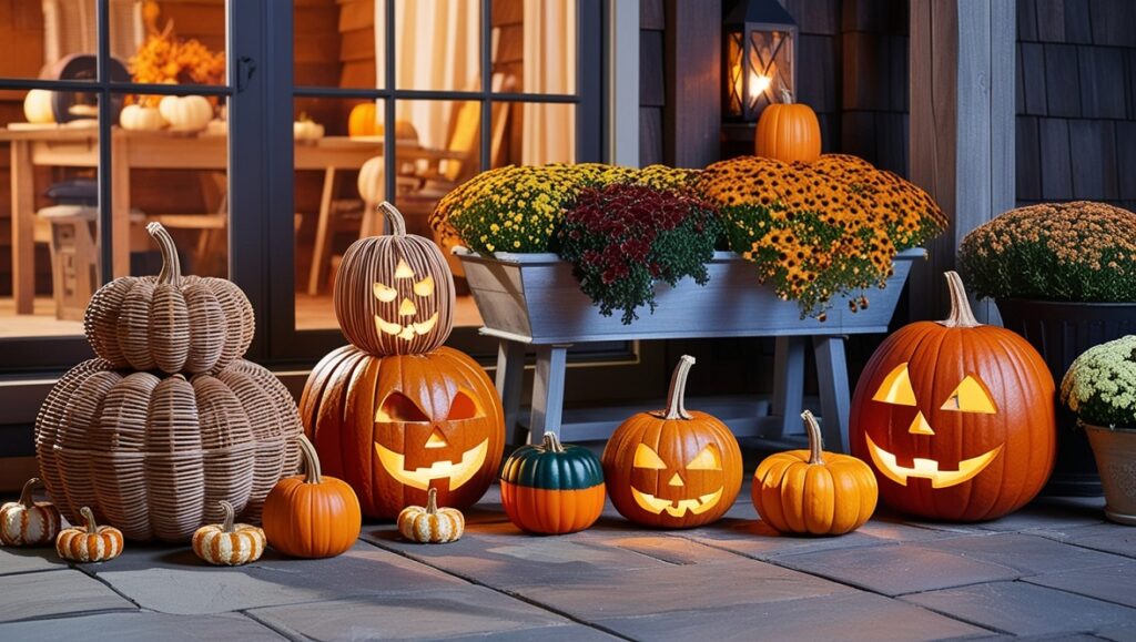 Unique Pumpkin Displays