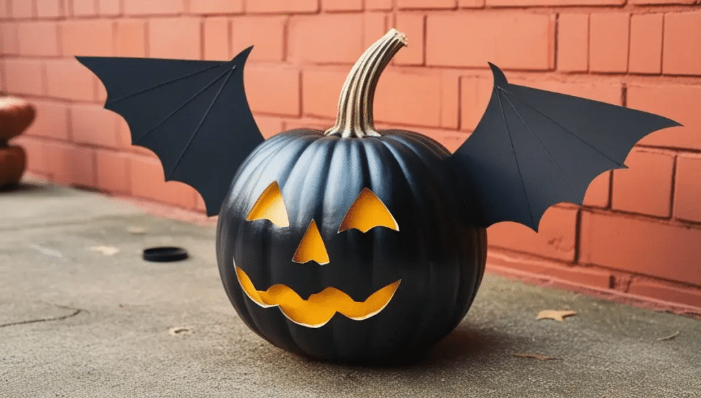 Bat Pumpkin     Pumpkin Decorating