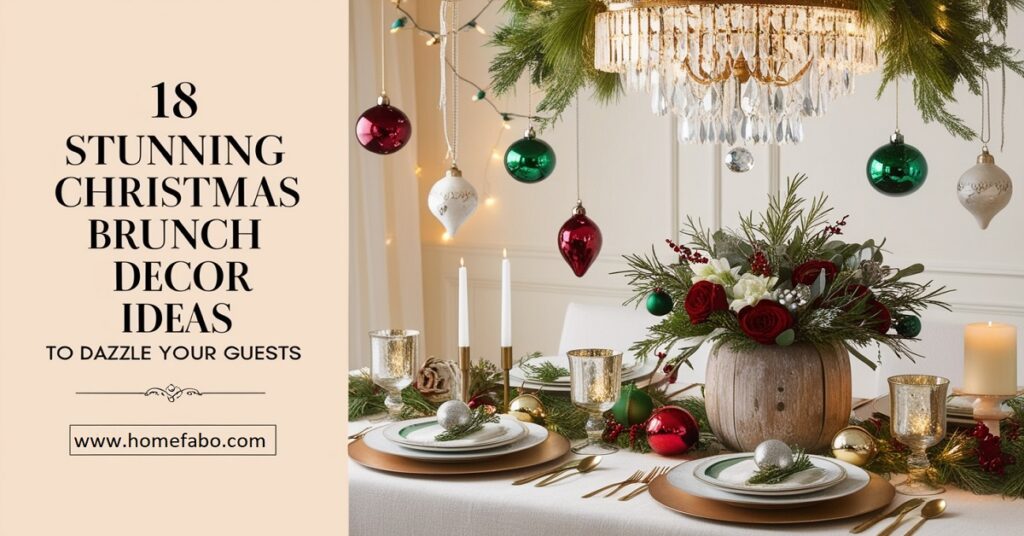 18 Stunning Christmas Brunch Decor Ideas to Dazzle Your Guests