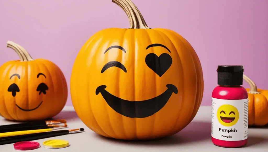 Emoji Pumpkin  Pumpkin Decorating