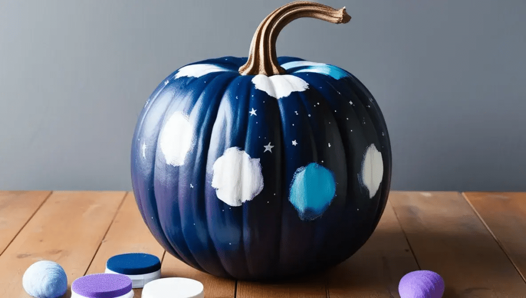 Galaxy Pumpkin     Pumpkin Decorating