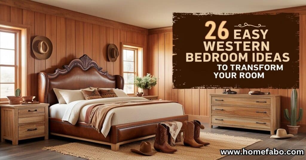 26 Easy Western Bedroom Ideas to Transform Your Room