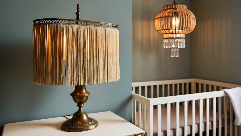 Antique Fringe Lamp for Soft Lighting