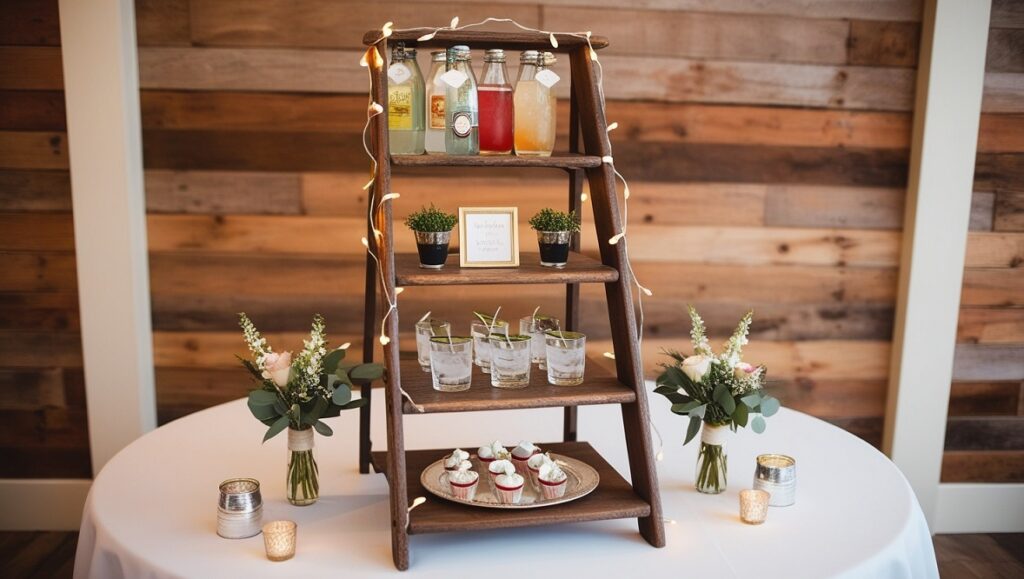 Antique Ladder Drink Platter