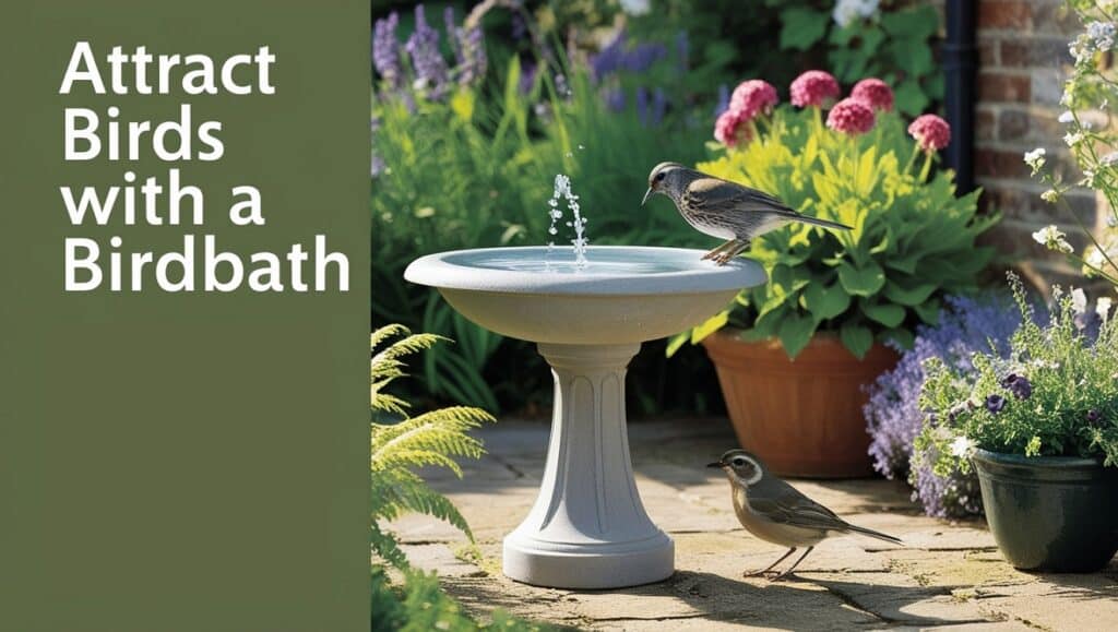 Attract Birds with a Birdbath