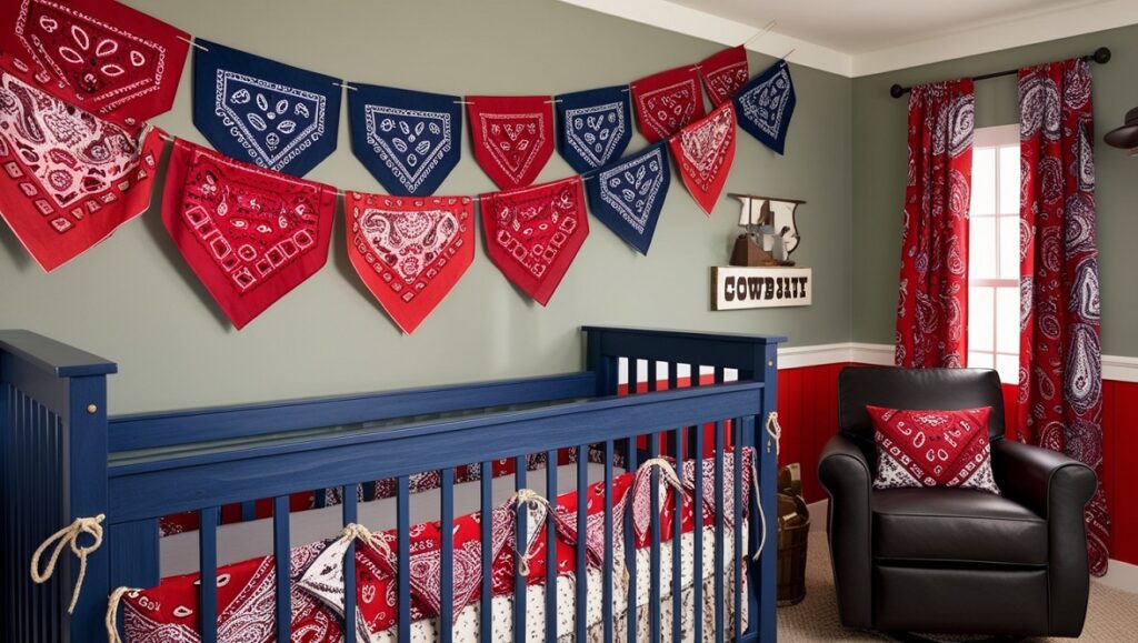 Bandana Garland and Curtains