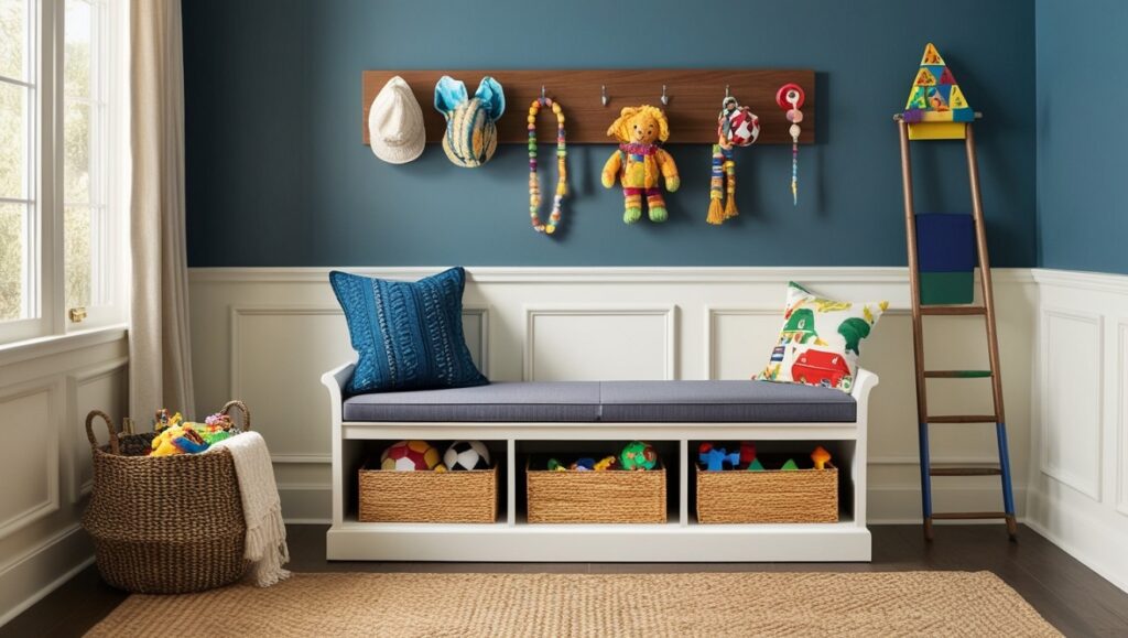 Benches with Added Storage Combining Functionality and Comfort