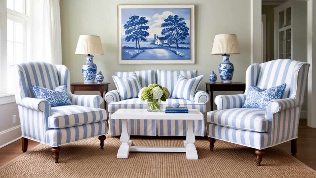 Charming Blue and White