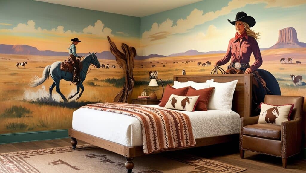 Cowgirl Mural