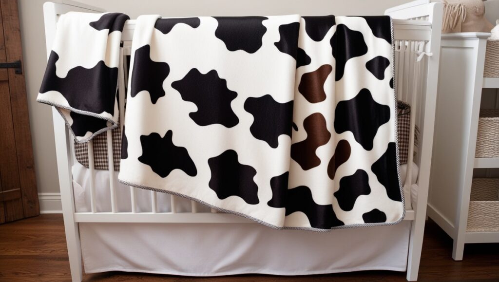 Cozy Cow Print Blanket