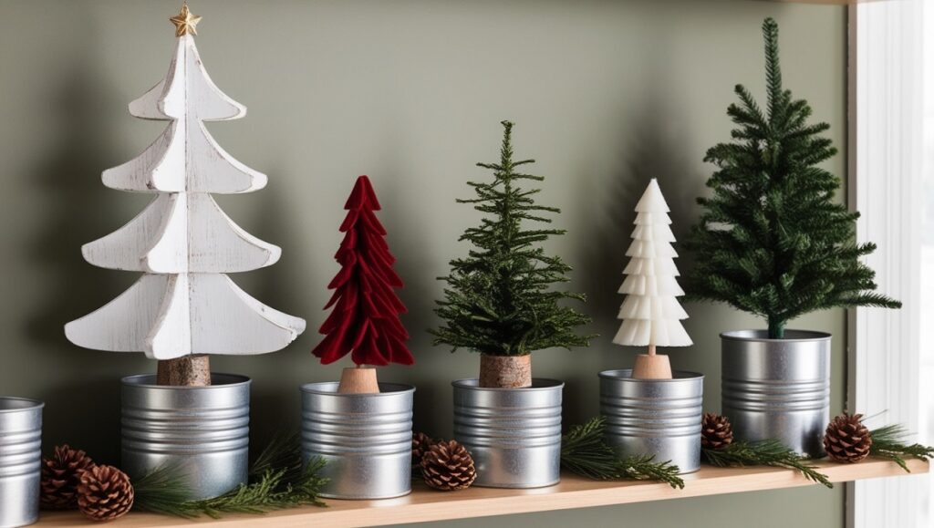 DIY Christmas Shelf Decor Trees: Easy and Elegant