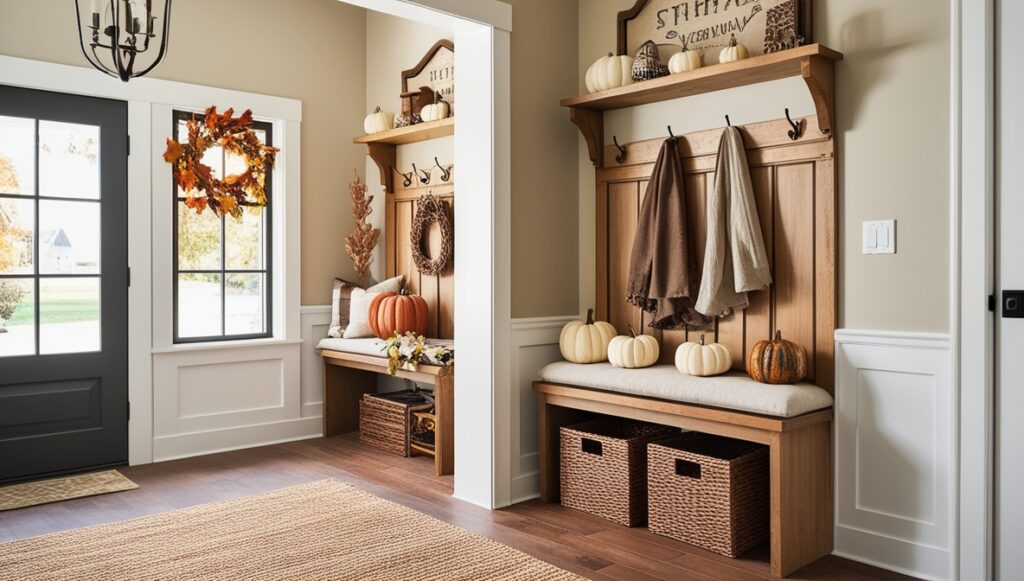 Elegant Entryway Shelves