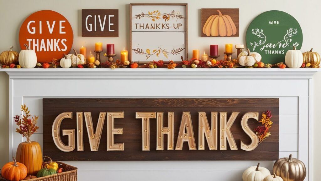 “Give Thanks” Signs