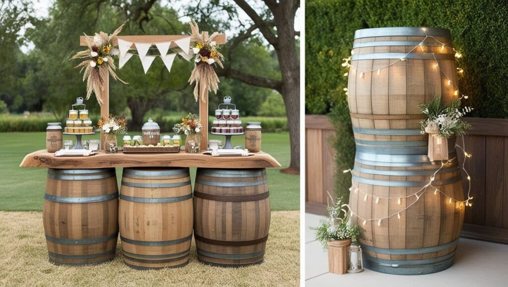 Gorgeous Farmhouse Style Barrels