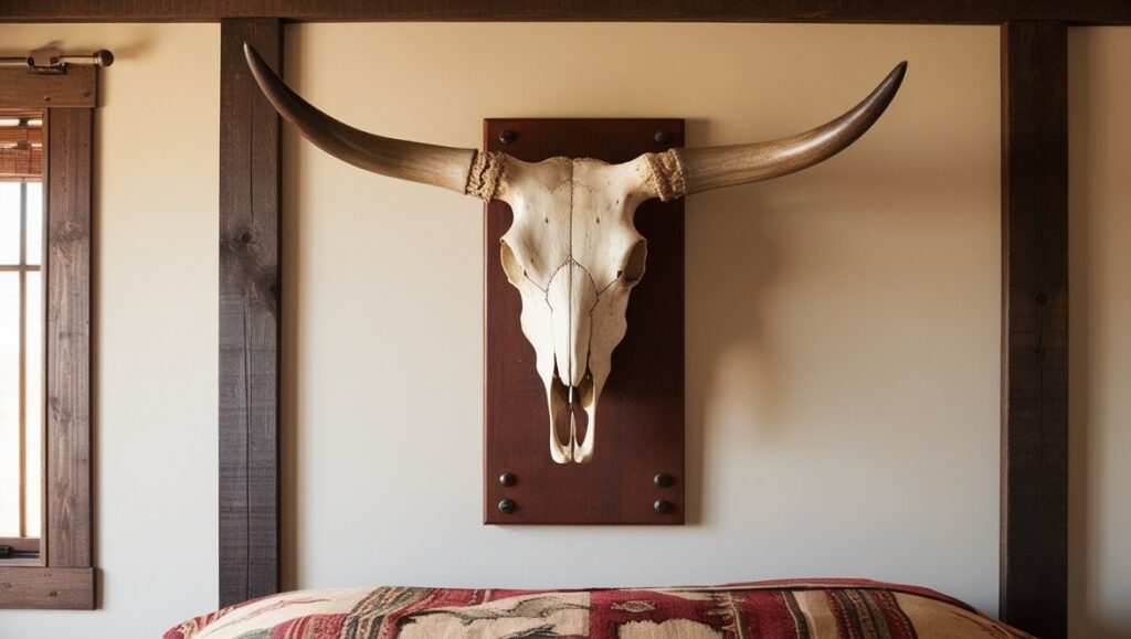 Hanging Cow Skull