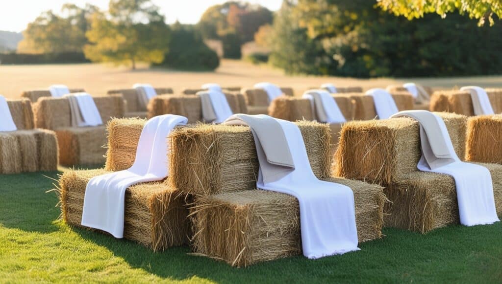 Hay Bale Seating