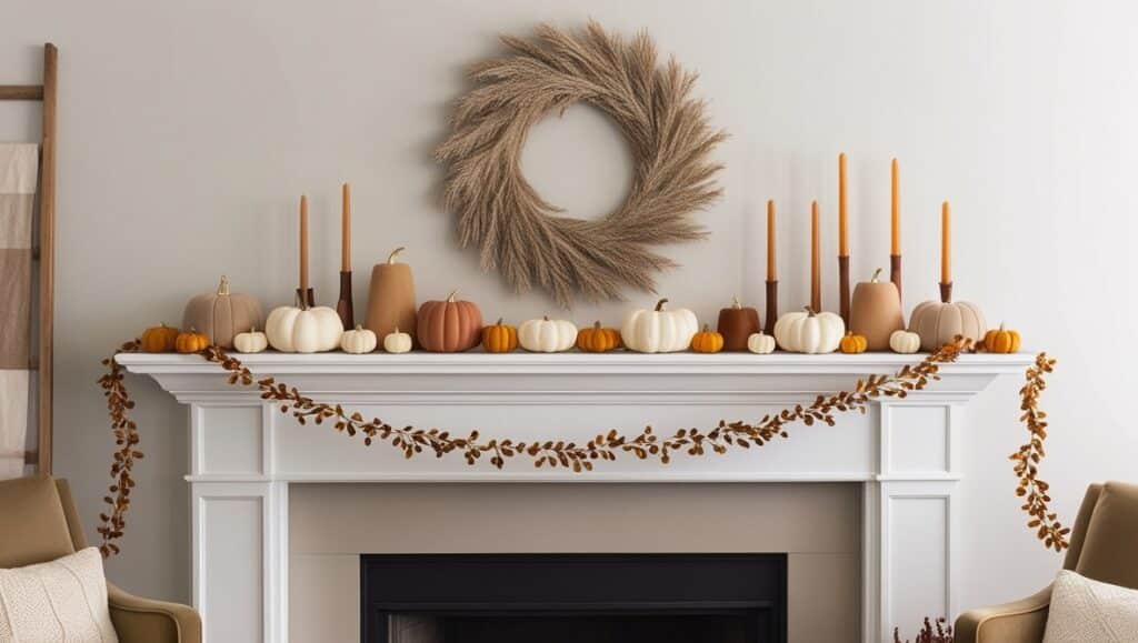 Minimalist and Subtle Mantels