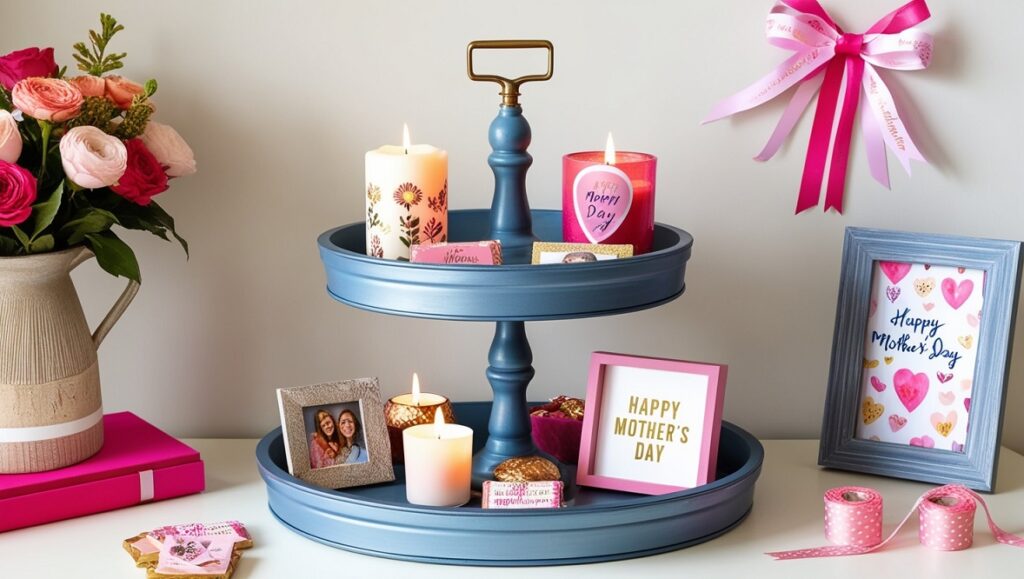 Mom-Themed Tiered Tray