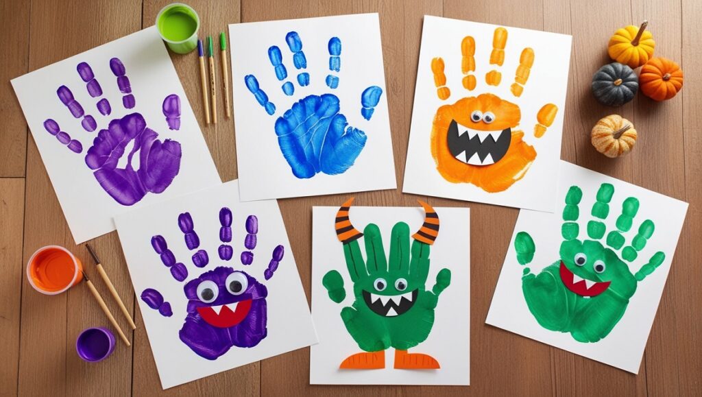 Monster Handprints