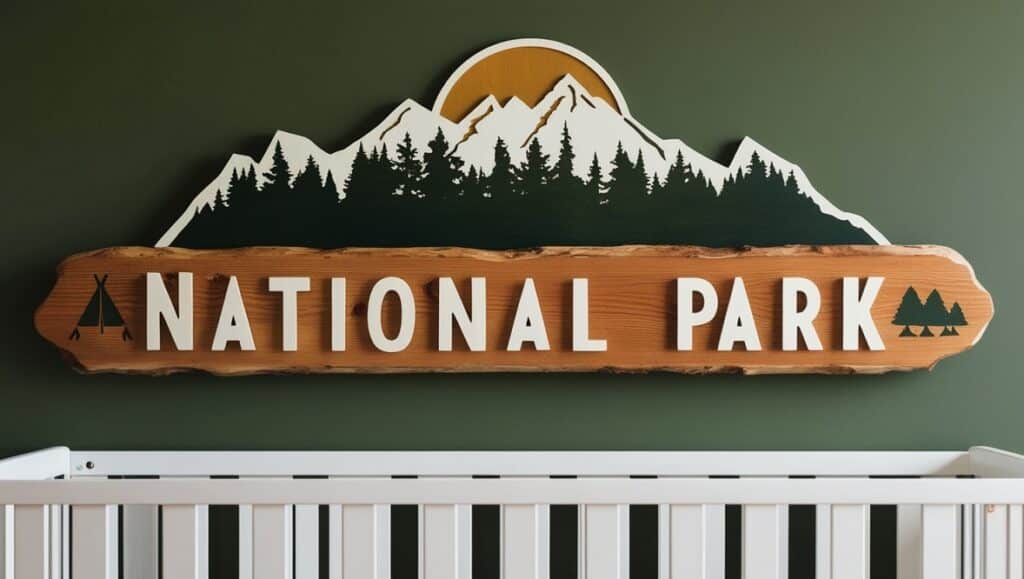 National Park Name Sign