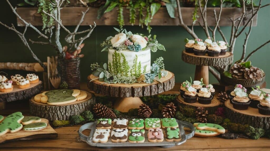 Nature-Inspired Dessert Table