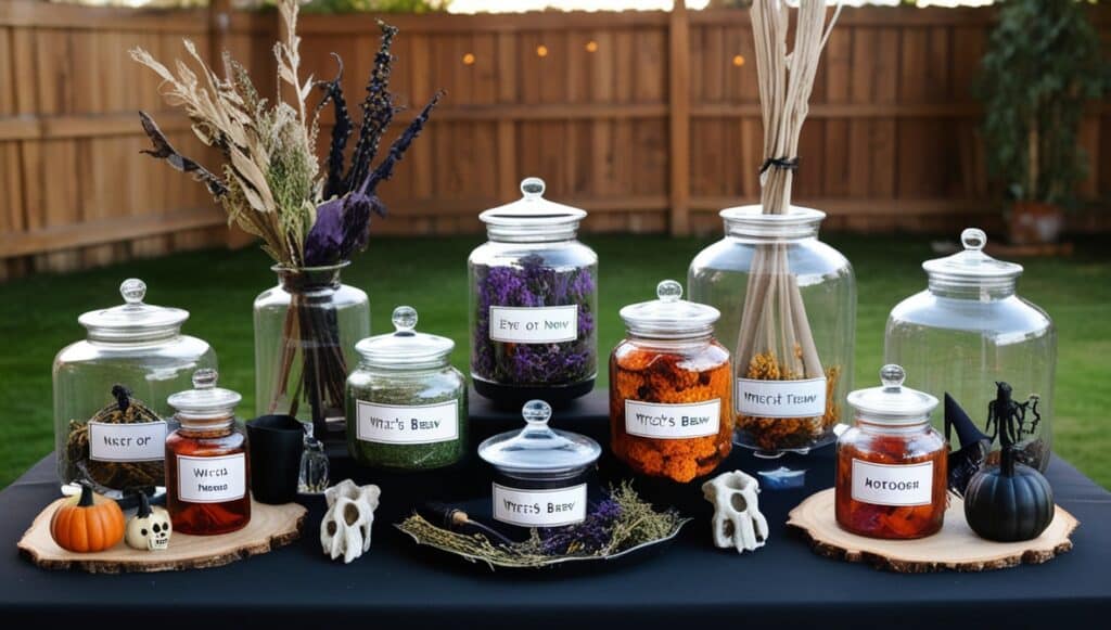 Outdoor Witchy Apothecary