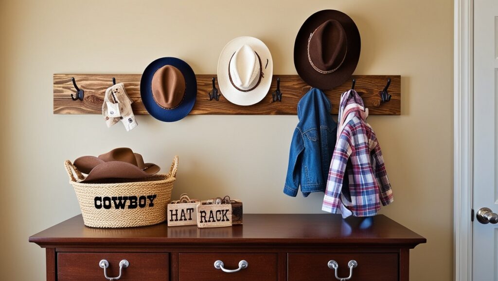 Personalized Cowboy Hat Rack