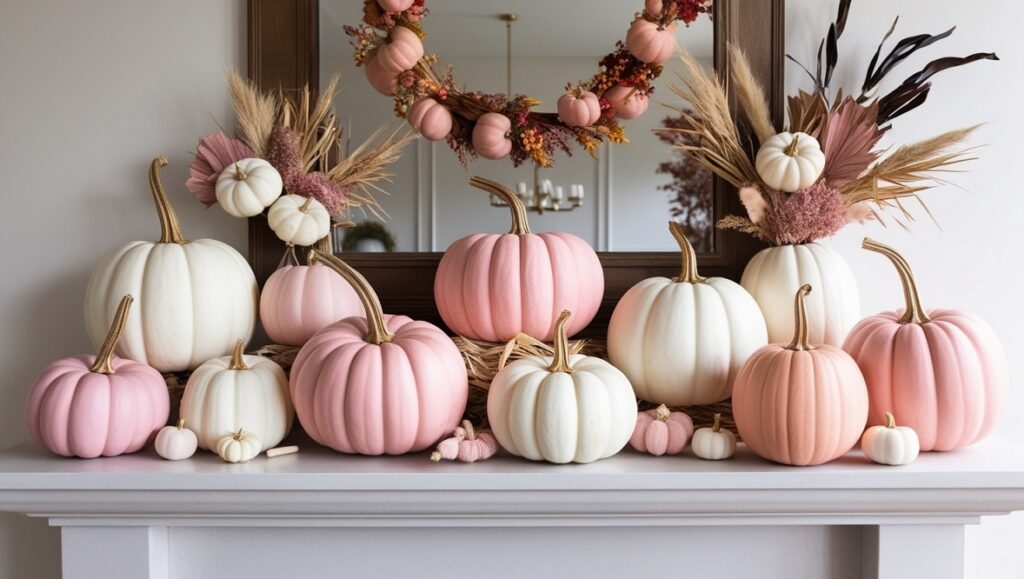 Pink Themed Pumpkins