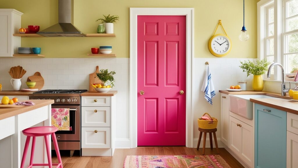 Pretty Painted Door