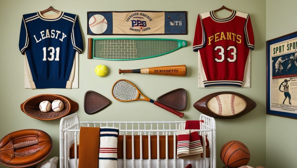 Retro Sports Gear for a Unique Theme