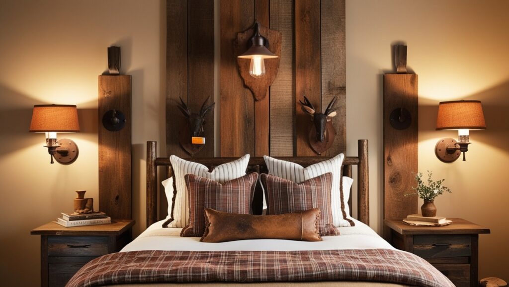 Rustic Bedside Sconces