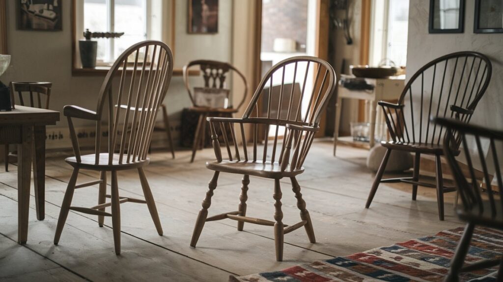 Rustic Windsor Chairs