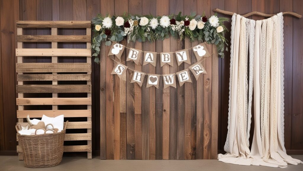 Rustic Wooden Backdrop