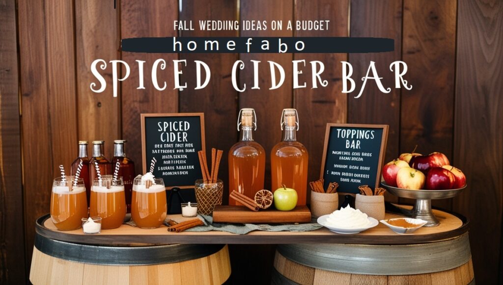 Spiced Cider Bar