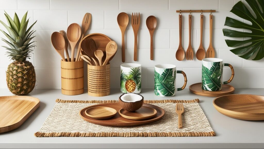 Tropical Themed Utensils and Accessories