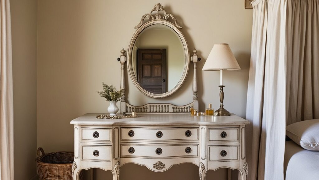 Vintage Bedside Vanity