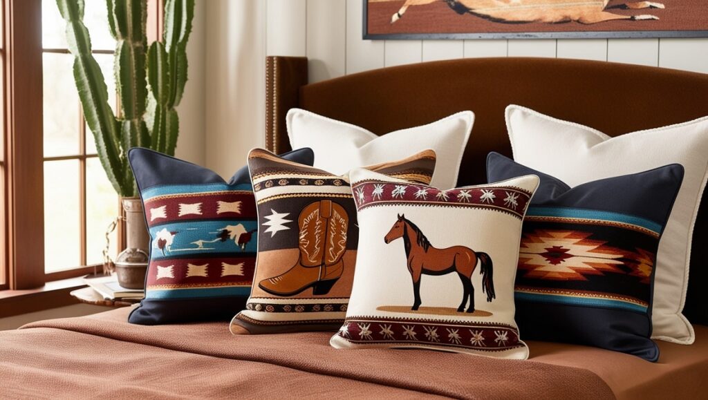 Western Print Pillows