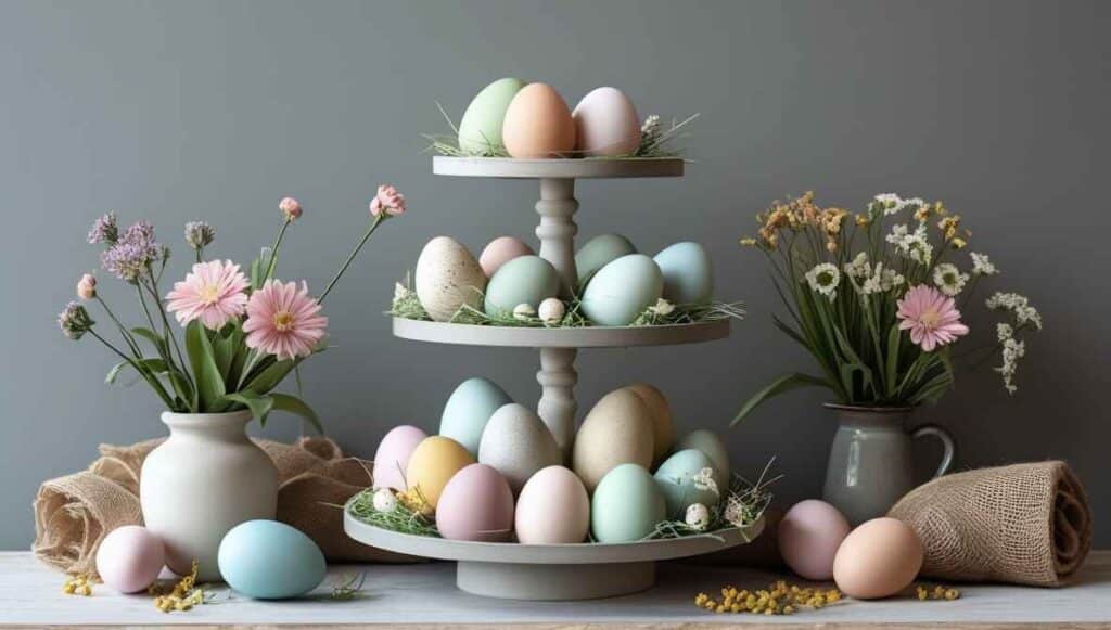 Muted Pastel Eggs for Elevate Your Spring Decor