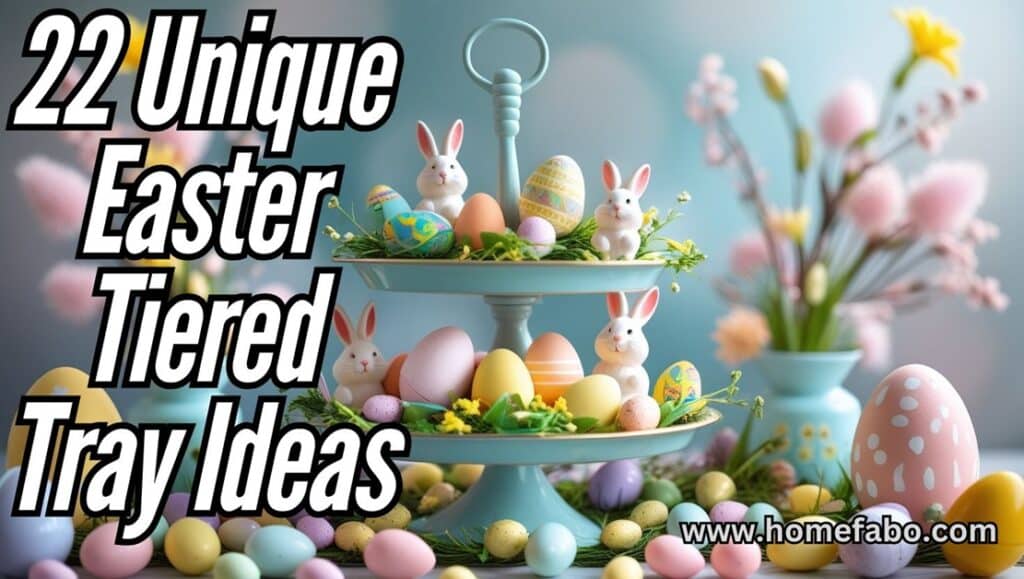 22 Unique Easter Tiered Tray Ideas to Elevate Your Spring Decor